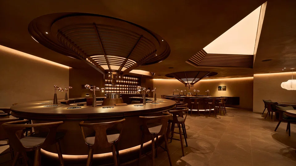 Bon Broth's elegant interiors.