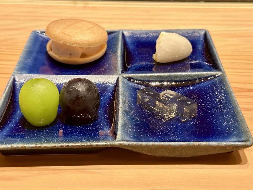 Set lunches come with a proper dessert.