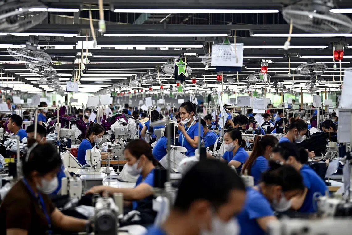 Economies in South-east Asia such as Malaysia, Thailand and particularly Vietnam were on the receiving end of investments from manufacturers.