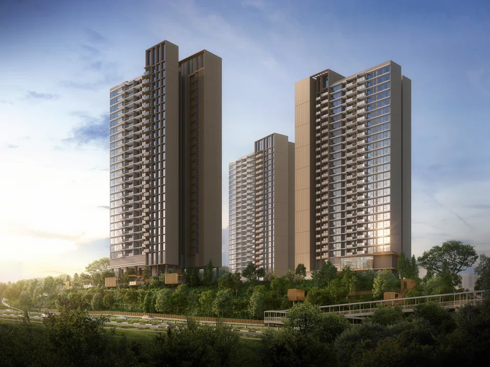 The project can yield 552 units across three 24-storey towers. 