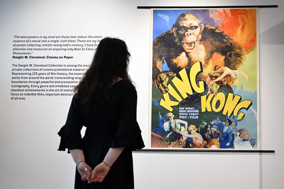 The poster for the 1933 version of King Kong</TypographyTag1> showing actor Fay Wray in the grip of the beast has an estimated guide price of US$40,000 to US$80,000.</cutline_c>