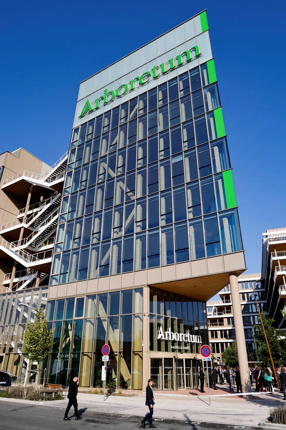 The "Nanterre Arboretum", near Paris, is an office campus made entirely from wood. In Europe and elsewhere, the pricing premium for buildings with sustainability ratings is becoming substantial. 