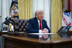 Trump says no nation will be spared tariffs that policymakers fear will be the latest blow to a global economy barely just recovered from the Covid pandemic and beset by concerns over political instability and wars.