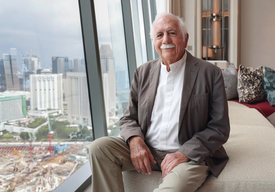 Moshe Safdie, 87, is the creative force behind several iconic landmarks in Singapore.