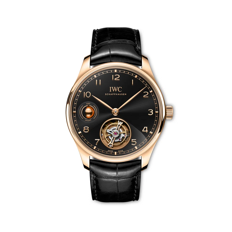 IWC Portugieser Hand-Wound Tourbillon Day and Night embodies the essence of the brand's technical expertise and design excellence