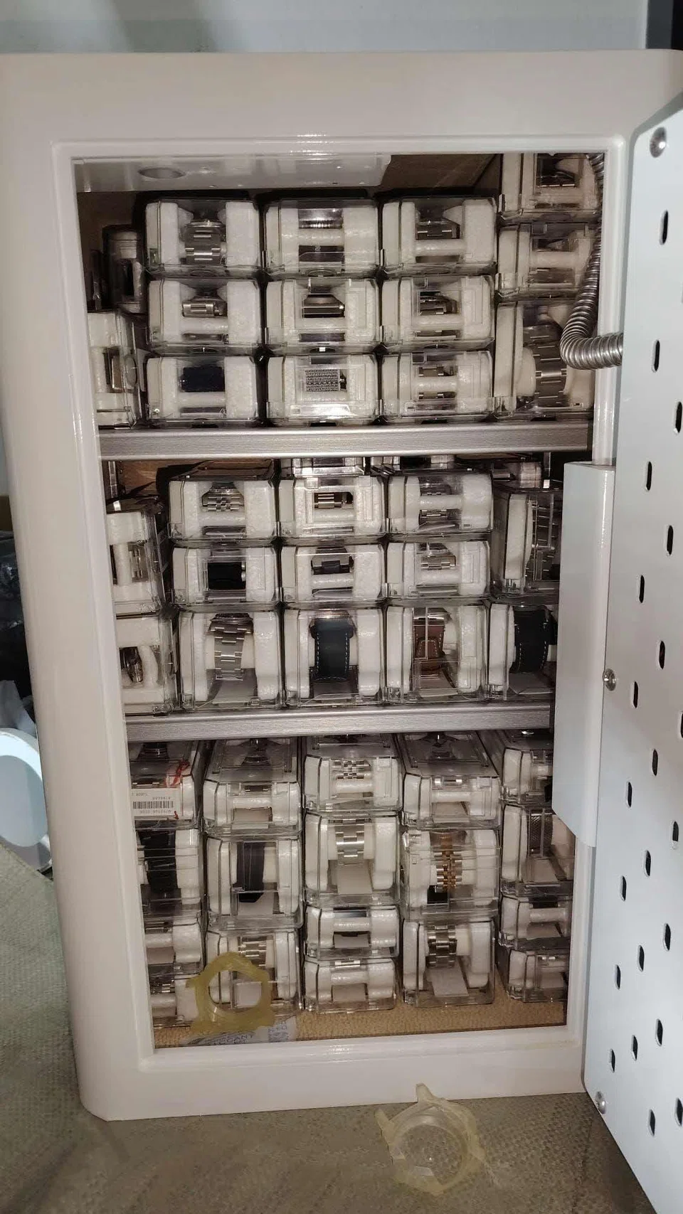 Authorities seized 179 luxury watches in the operation conducted on Mar 17.