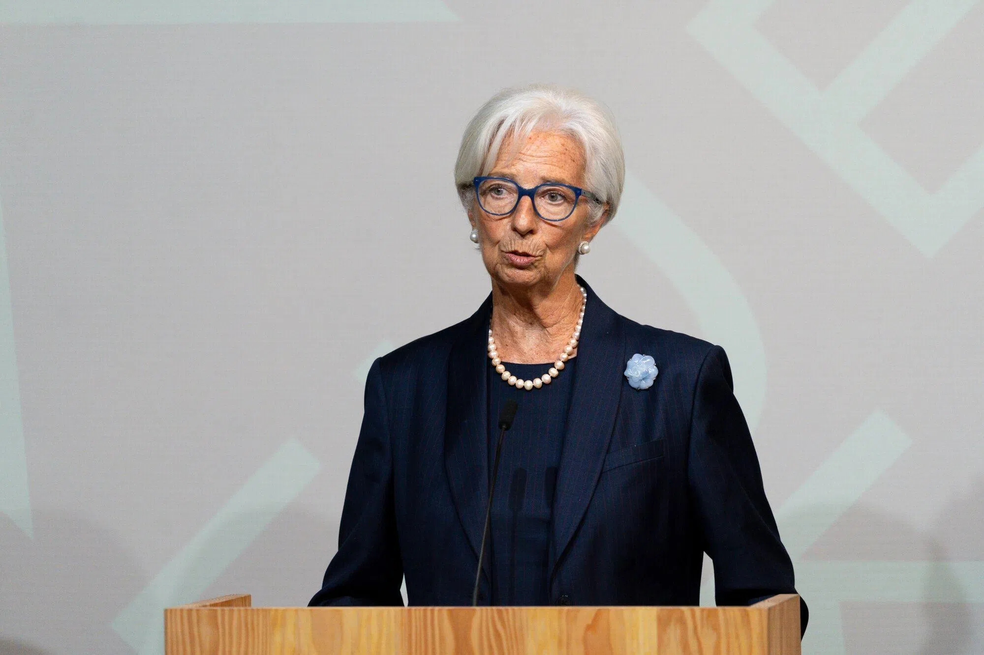 Christine Lagarde, president of the European Central Bank, says: "The level of uncertainty has reduced by about 50% and that’s a significant improvement from where we were.”