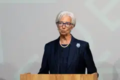 Christine Lagarde, president of the European Central Bank, says: "The level of uncertainty has reduced by about 50% and that’s a significant improvement from where we were.”