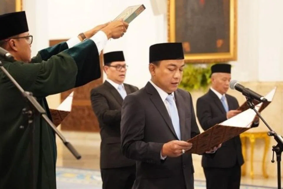 Hery Susanto sworn in as Indonesia’s chief ombudsman on Apr 10.