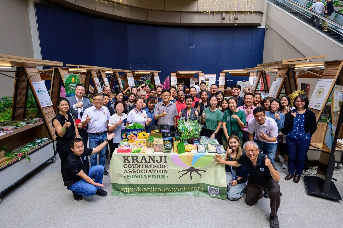 The event features more than 10 local farms that showcased their local produce to interested restaurants and brands.