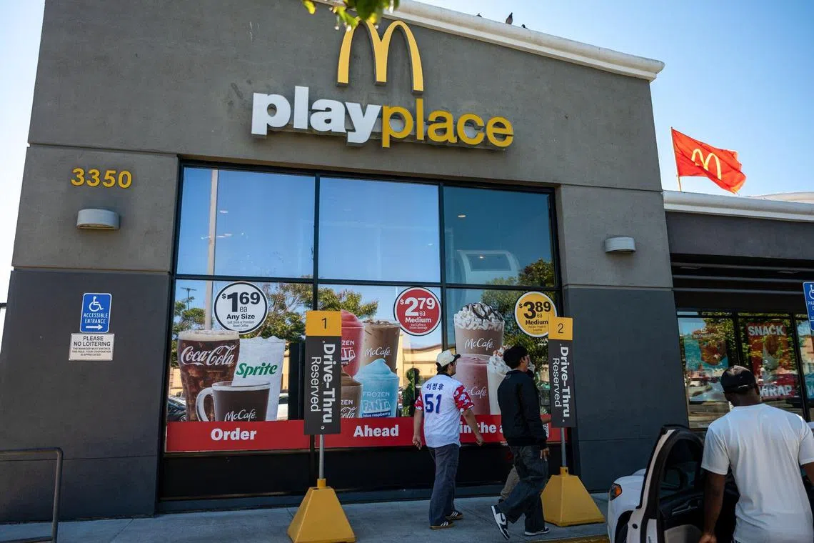 McDonald's Q2 revenue rose 5% year on year to US$6.8 billion, while same-store sales increased by 3.8% globally and 2.5% in America.