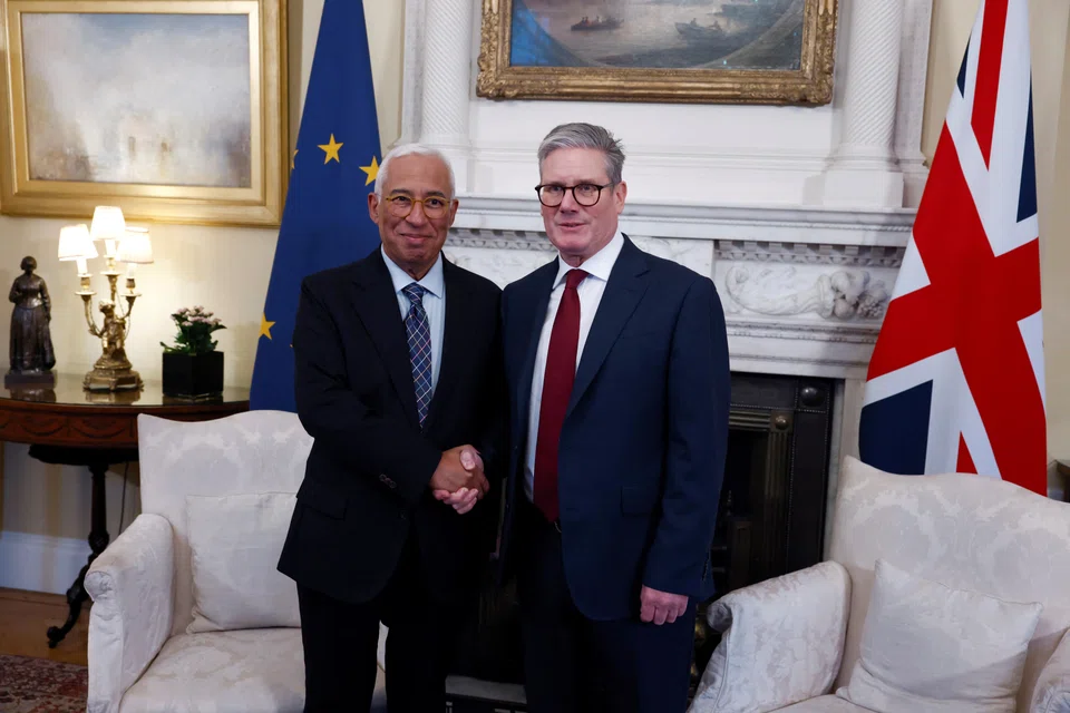 European Council President Antonio Costa (left) with Britain's PM Keir Starmer. Even though it is very unlikely that the UK will rejoin the EU in the next few years, there is nonetheless appetite from both sides to deepen ties. 