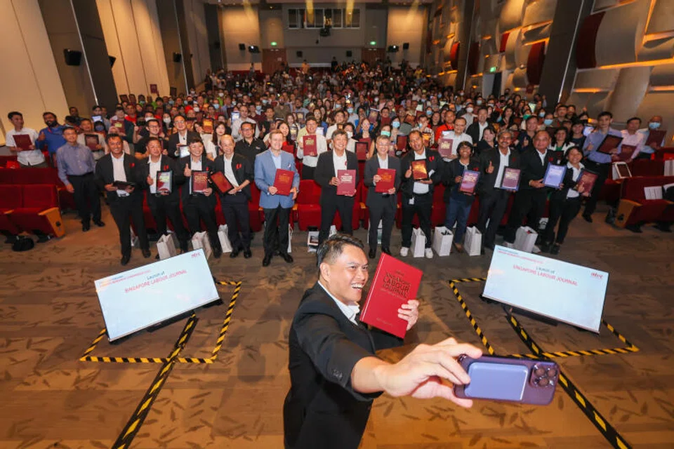 NTUC assistant secretary-general Patrick Tay at the launch of the Singapore Labour Journal. Tay contributed to the publication as a practitioner.