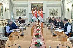 DPM Gan Kim Yong led a six-member Singapore delegation at the third edition of the India-Singapore Ministerial Roundtable.