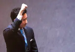 “I would like to say goodbye until we meet again,” Pita Limjaroenrat tells the parliament chamber, raising his fist as he leaves the assembly floor to the cheers of fellow lawmakers. 