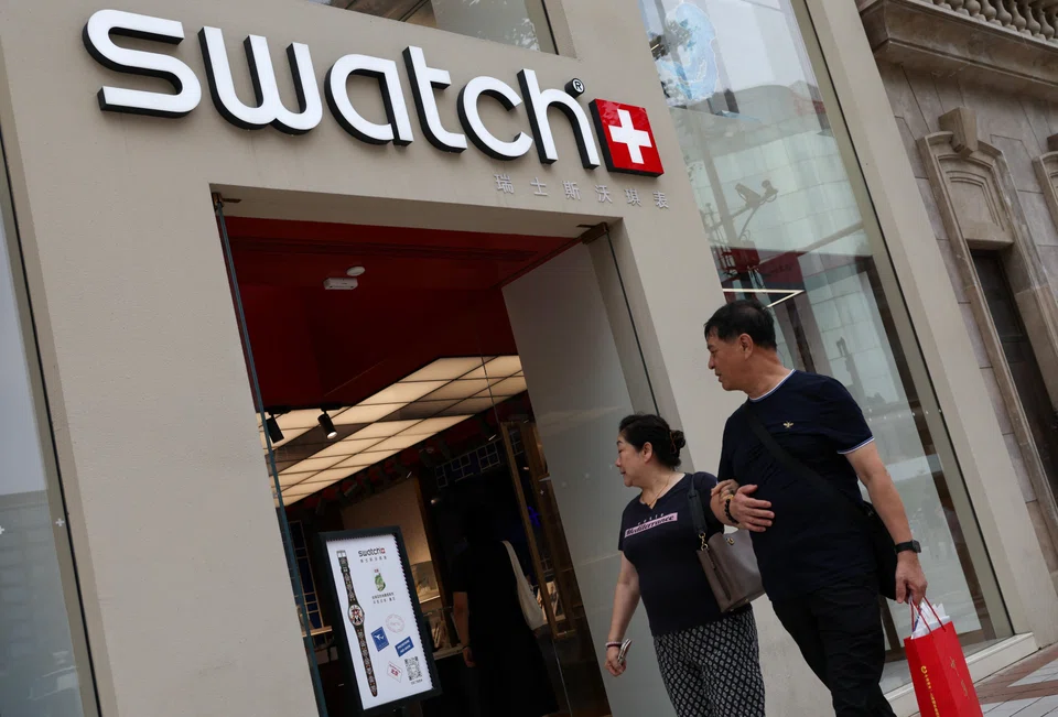 Revenue for Swatch slumped 14.6% to 6.74 billion Swiss francs (S$10.7 billion) in 2024, hit by a downturn in demand in China.