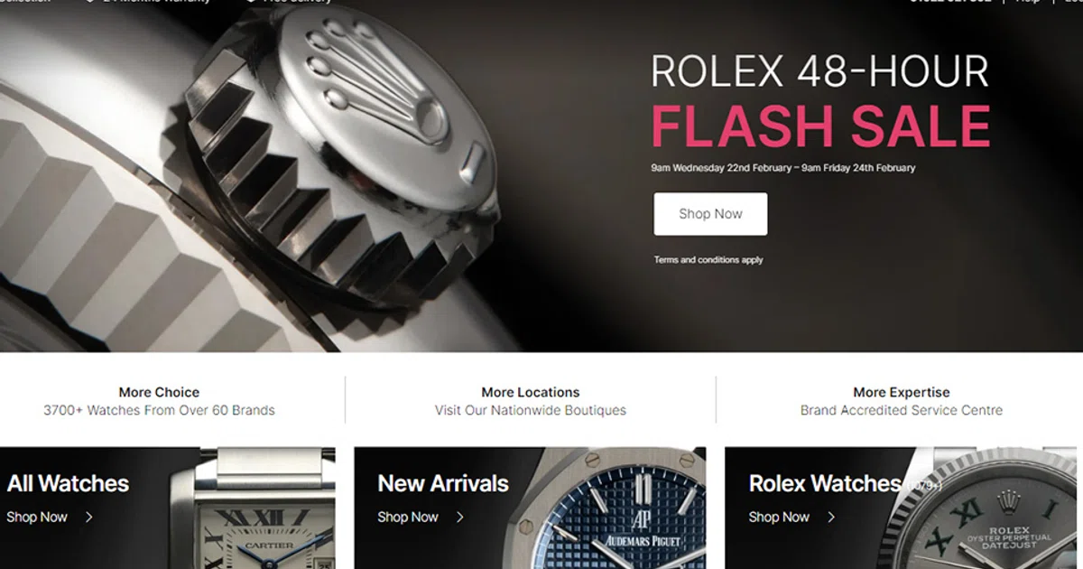 Watchfinder cuts prices 15% as Rolex and Patek Philippe values slide ...
