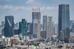 A view of the Shinjuku area in Tokyo. Japan’s property prices have soared, especially in metropolitan areas.