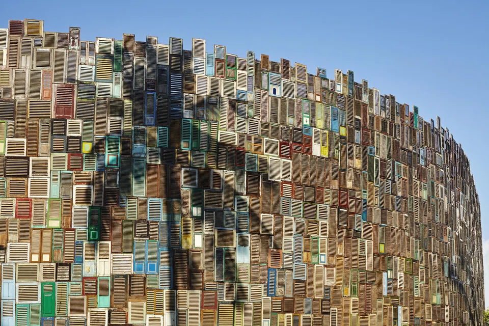 Desa Potato Head consistently turns trash into treasure – its iconic facade is made from discarded window shutters. 
