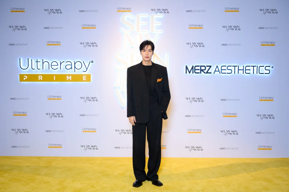 Ultherapy Prime Asia-Pacific brand ambassador Lee Min-ho at the event in Seoul.