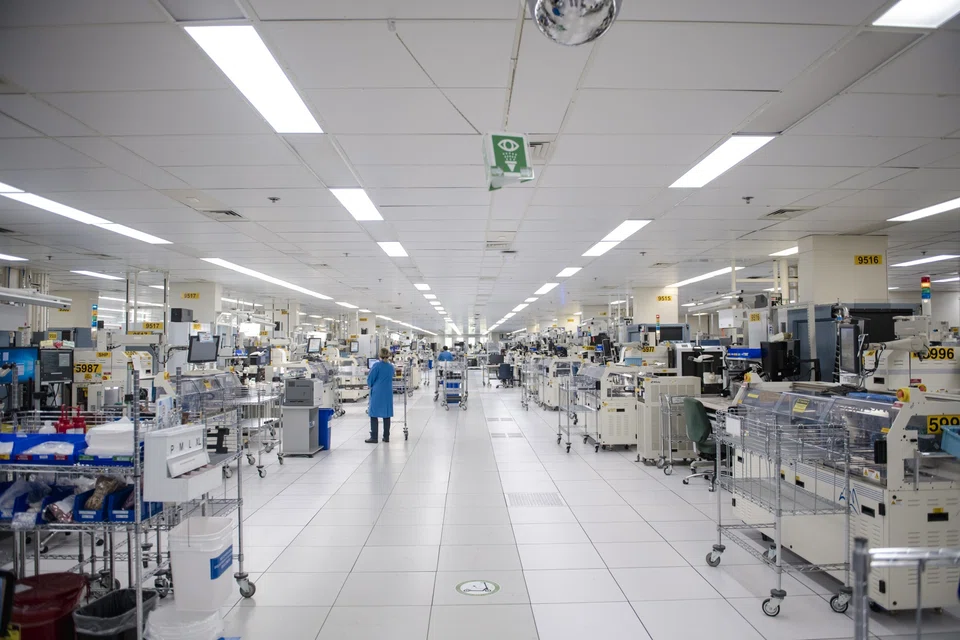 The IBM chip assembly and testing plant in Bromont.