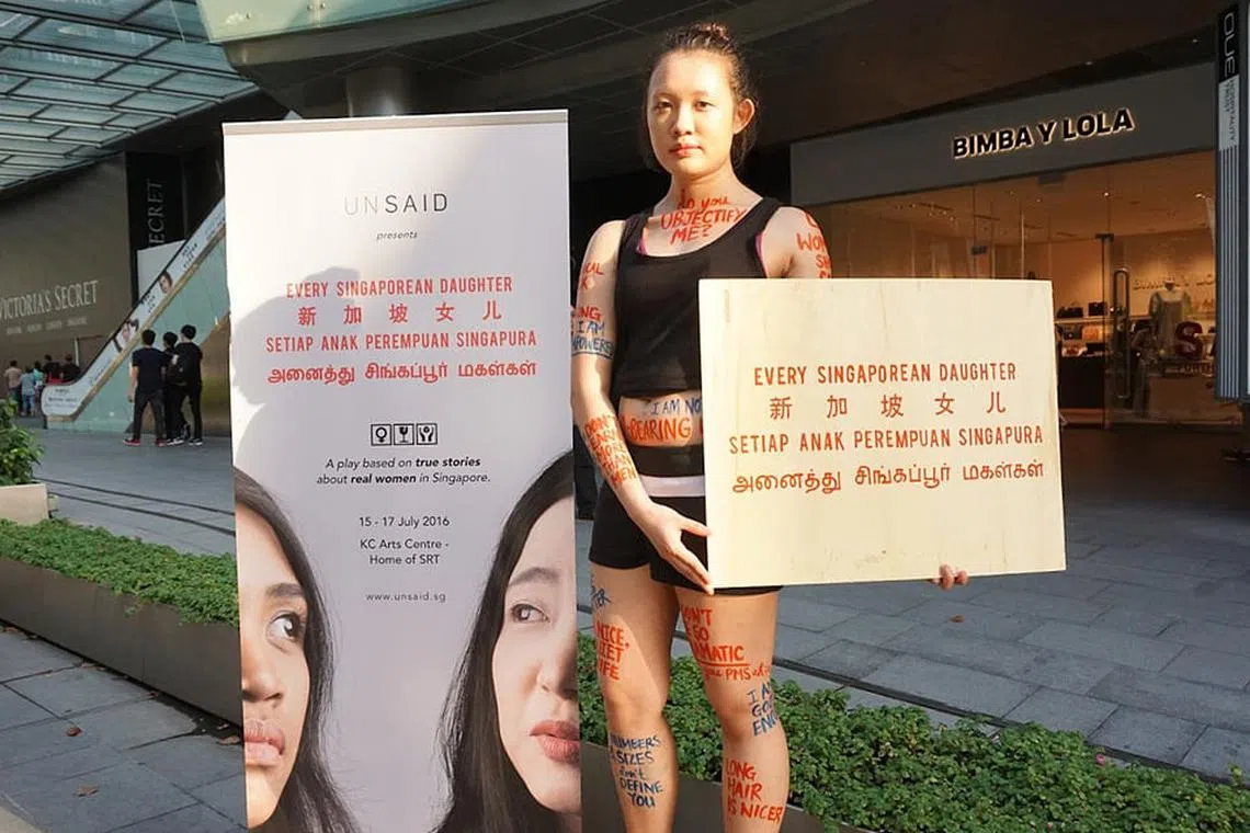 Shining a light on the struggles of S'pore women