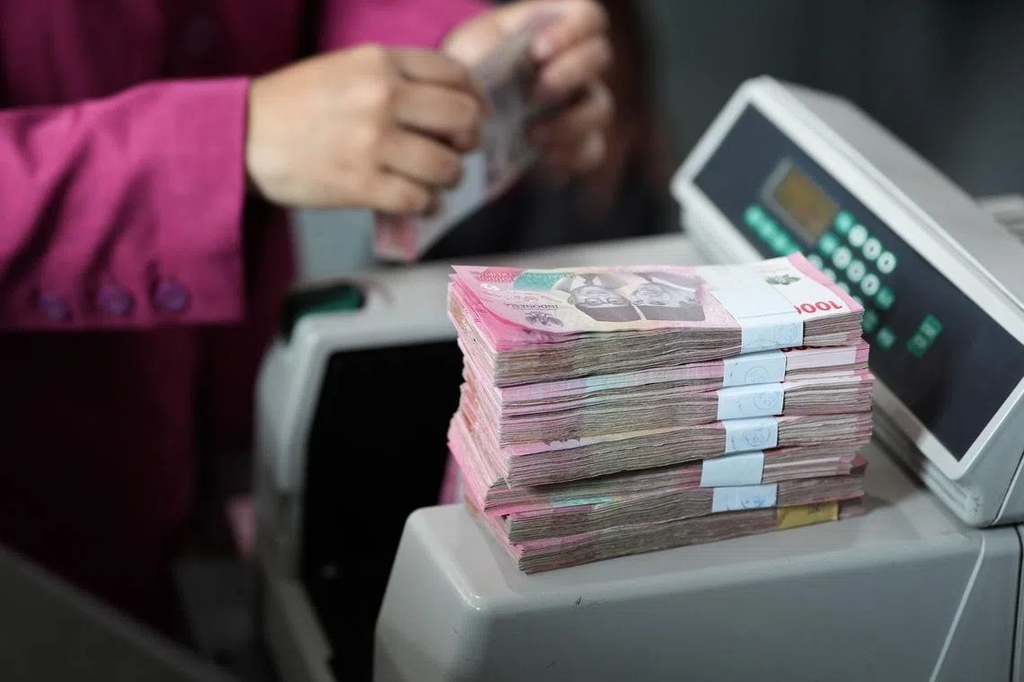 The rupiah rose as much as 0.6% against the US dollar.