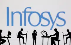 Infosys' revenue rose 1.3 per cent to 379.23 billion rupees (S$6.2 billion) in the January-to-March quarter.