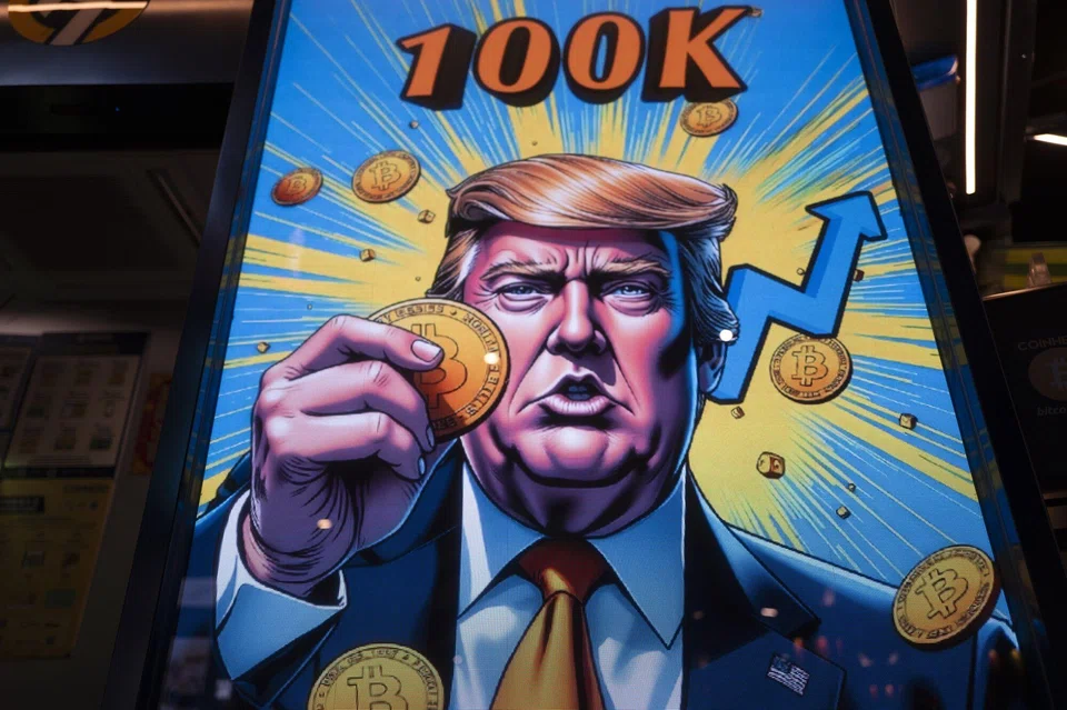 Bitcoin has more than doubled this year, topping US$100,000 on Wednesday for the first time amid optimism crypto will move further into the mainstream during the upcoming Trump administration.