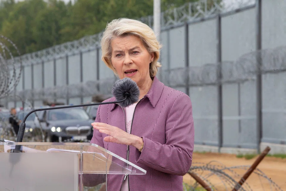 European Commission President Ursula von der Leyen has been touring eastern European Union member states to discuss progress on building up military infrastructure to confront Russian aggression.