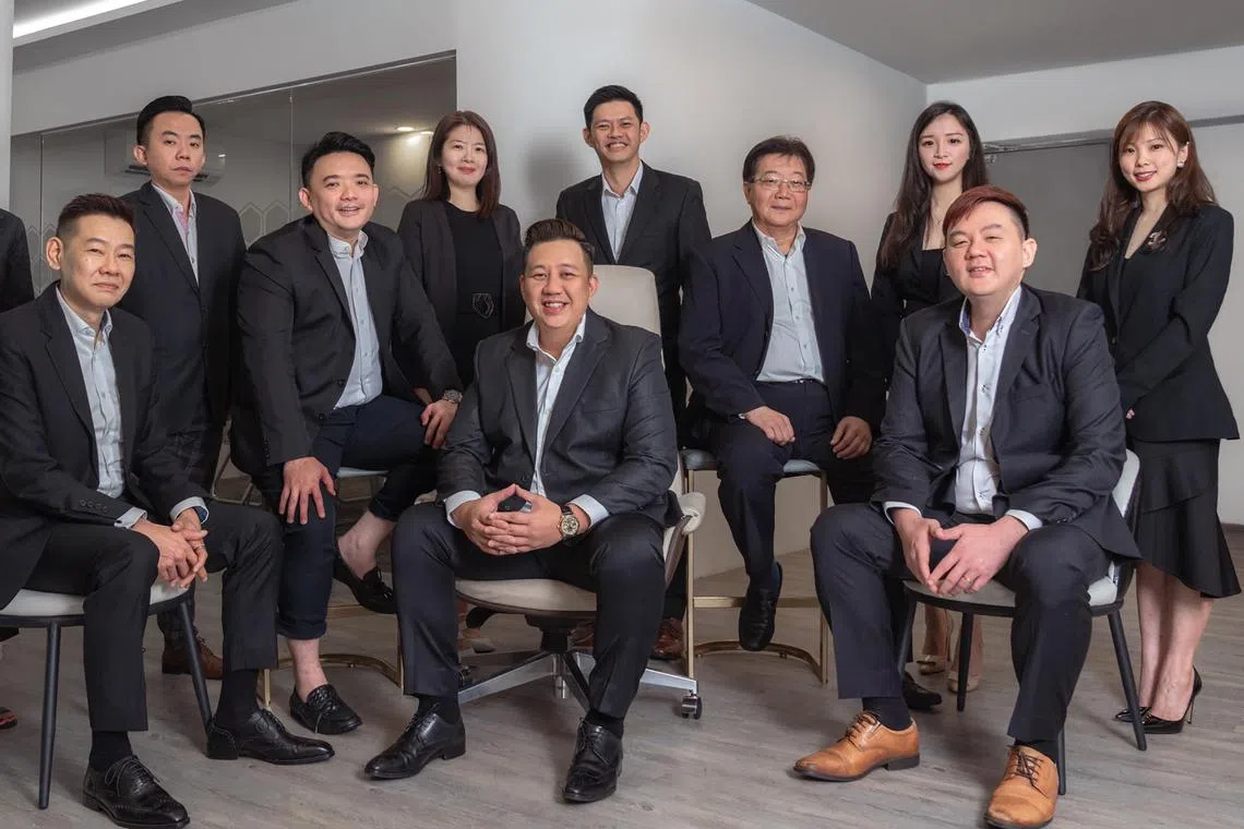 NW Corporation's team, including co-founders Jason Tan (third from left) and Borg Ang (fifth from left).