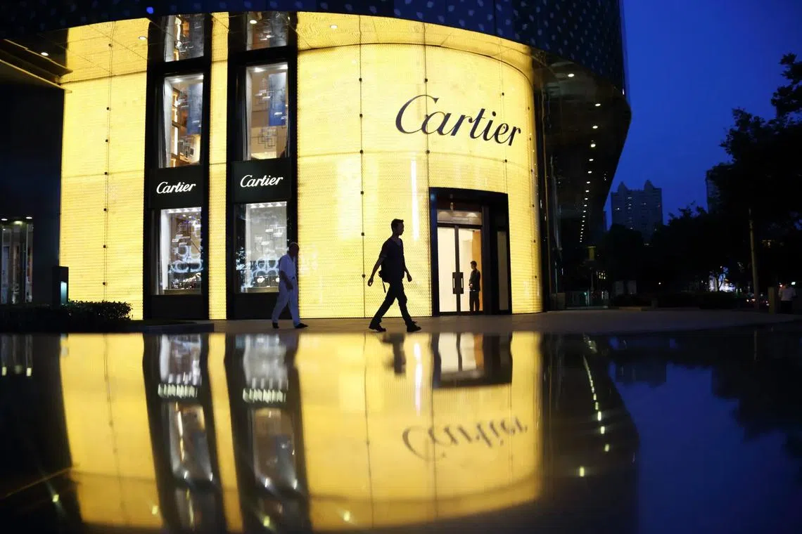 Richemont, the Cartier owner, reported 2.2 billion euros (S$3.1 billion) in operating profit as sales at constant currencies were stable for the six months through September.