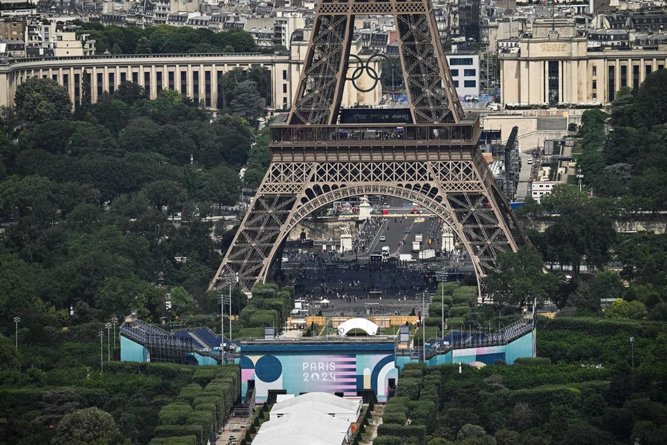 Paris readies up for the upcoming Olympics Games.