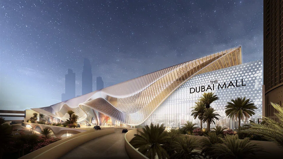 An artist's impression of the Dubai Mall. The world’s second-largest shopping mall currently has over 1,200 stores and 200 food and beverage outlets.