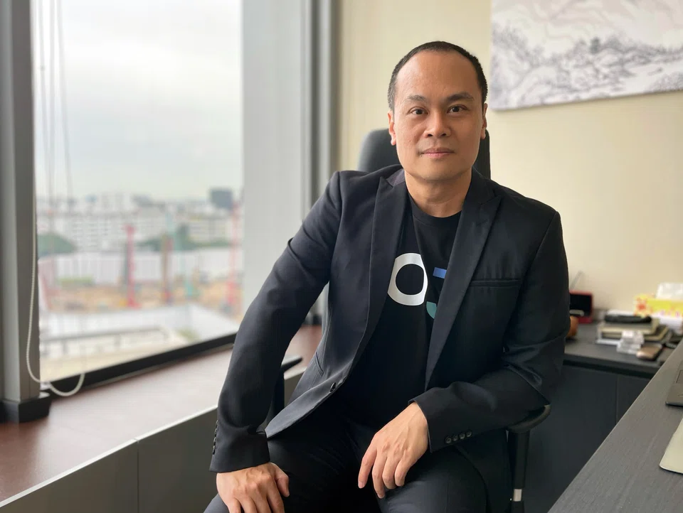 Kenny Koh, chief executive and co-founder of maritime technology firm iO3. Having previously worked in satellite communications, he tapped this expertise in founding iO3.
