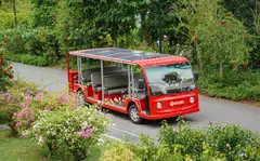 The electric cruisers were unveiled at the eighth edition of Gardens by the Bay’s Race to Sustainability! event.