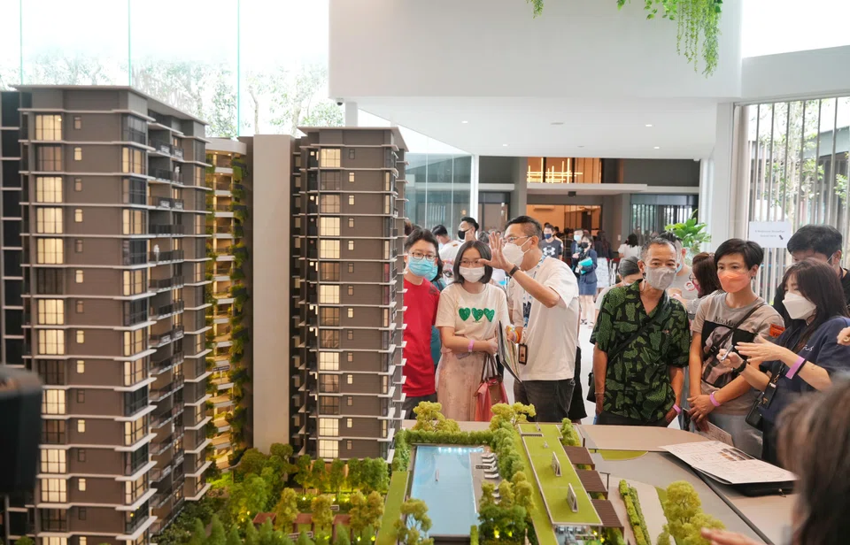 About three-quarters of all units at The Sky Eden@Bedok were sold at an average price of $2,100 per square foot during its launch on Sept 7., 2022.
