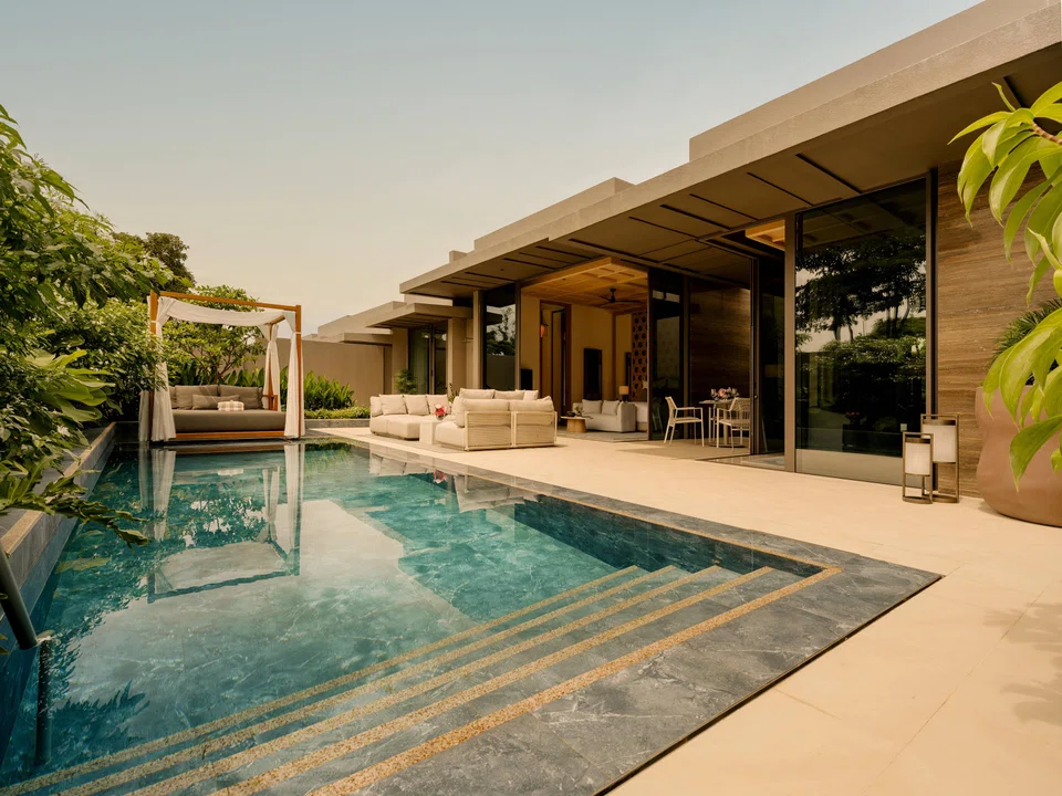 Raffles Sentosa's one-bedroom pool villa.