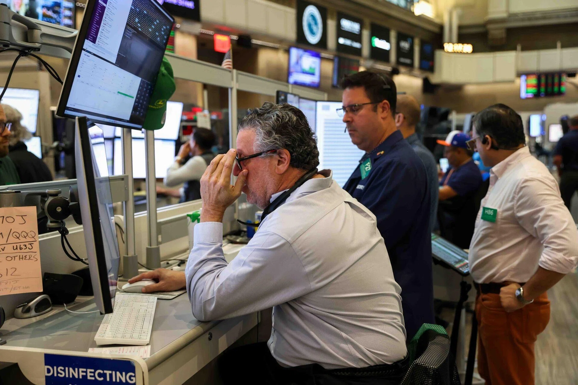 All three major US indices closed lower for the day