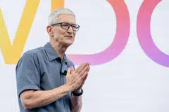 TIm Cook often holds town hall-style chats when visiting Apple’s offices around the world, but companywide meetings from the Steve Jobs Theatre at headquarters are unusual.