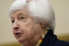 “I believe that it (inflation) will continue to come down over time. Rents and housing costs continue to leave it higher than we would ideally like,” Treasury Secretary Janet Yellen said.