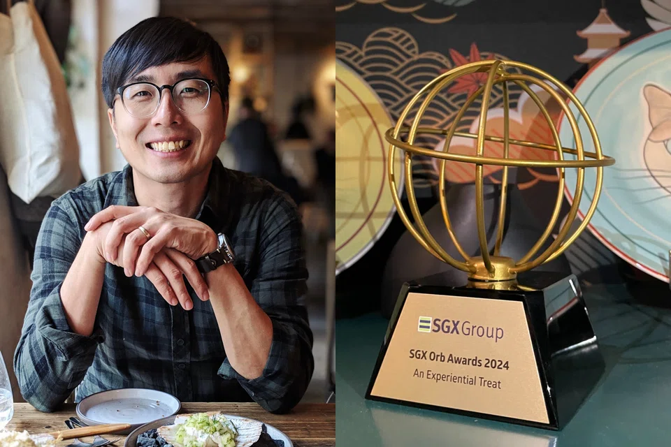 The Business Times' head of video Ang Guangzheng won the  Experiential Treat prize for his piece, "13 blue-chip stocks to track after Budget 2024".