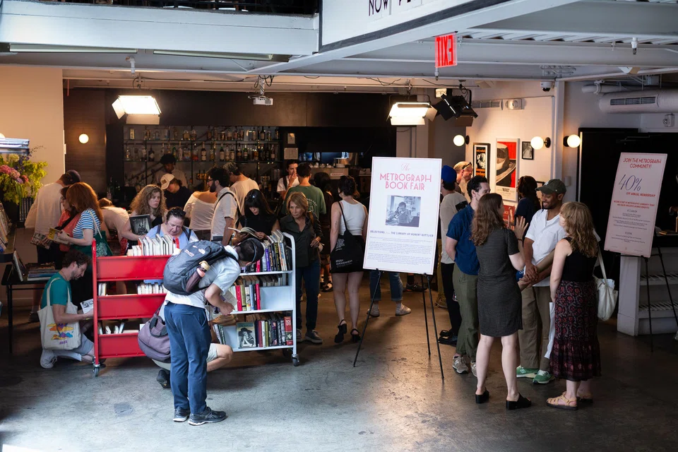 On Saturday, a portion of the late writer and editor Robert Gottlieb's personal library – his books on show business – were sold at a fair in the lobby of the Metrograph theatre on Manhattan’s Lower East Side.
