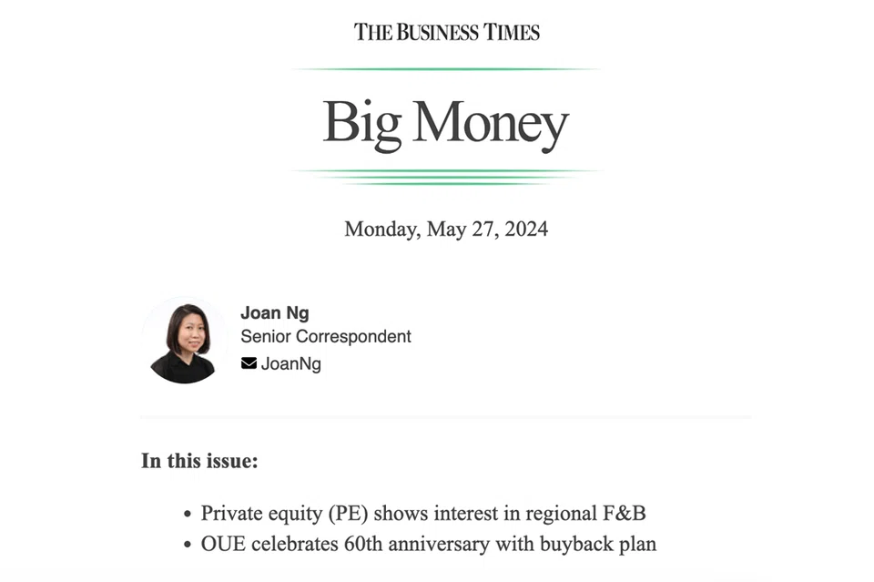 The Big Money newsletter aims to pull together highlights of the past week in financial markets – helping readers make money, or avoid losing it.