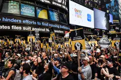 The strikes, begun by writers six months ago and actors in July, largely prevented studios from creating new programmes. 