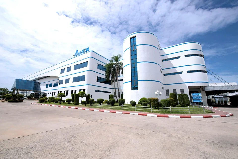 Delta Thailand's head office at the Bangpoo Industrial Estate in Samutprakan province. The electronics manufacturer is listed on the Stock Exchange of Thailand, and on the Singapore Exchange as an SDR. 