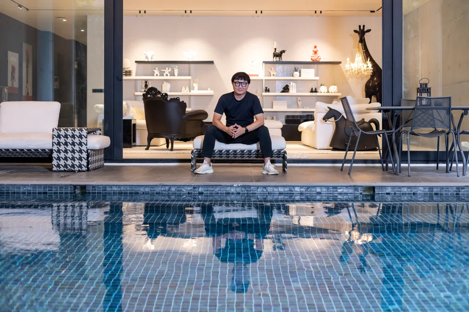 Architect Edmund Ng is an art lover and collector. 