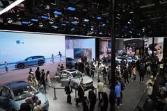 The show, which runs through early next month, comes as NEV sales hit a milestone in early April, accounting for over 50 per cent of cars sold in China.