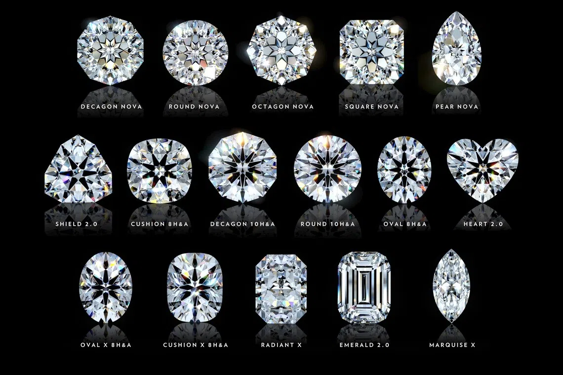 JannPaul's The White Series Diamond collection are patented cut diamonds.