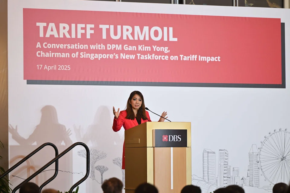 DBS CEO Tan Su Shan says the greenback's dominance in global trade may be waning, underscoring the need for alternative financial and payment systems, and the importance of businesses planning strategically for this change.